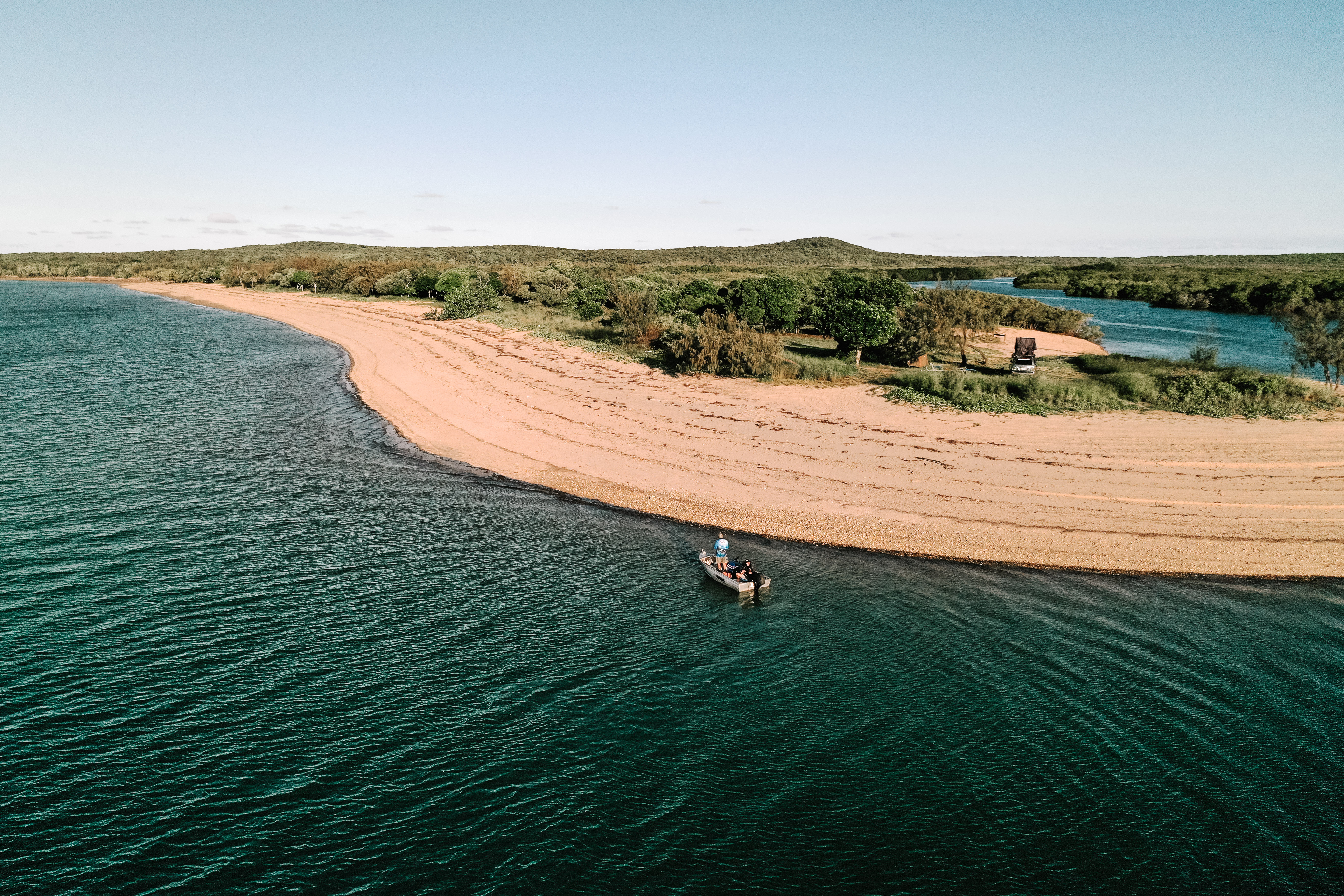 Mackay coast from the air